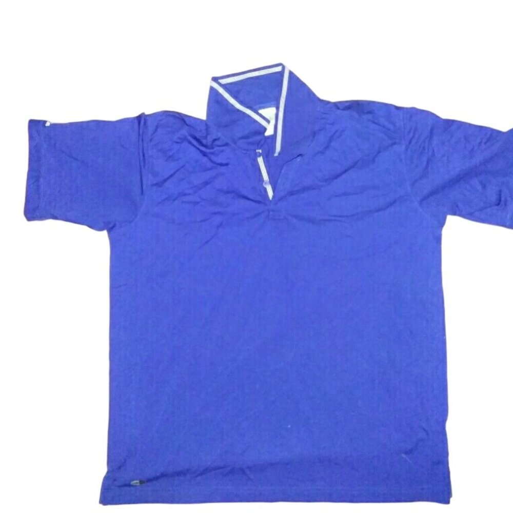 Adidas Men’s ClimaLite Golf Polo Shirt - Blue - Moisture-Wicking - Athletic Fit